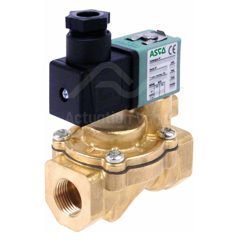 3/8" BSPT SCE210D001 Asco Solenoid Valves 2 Way Pilot Operated Brass